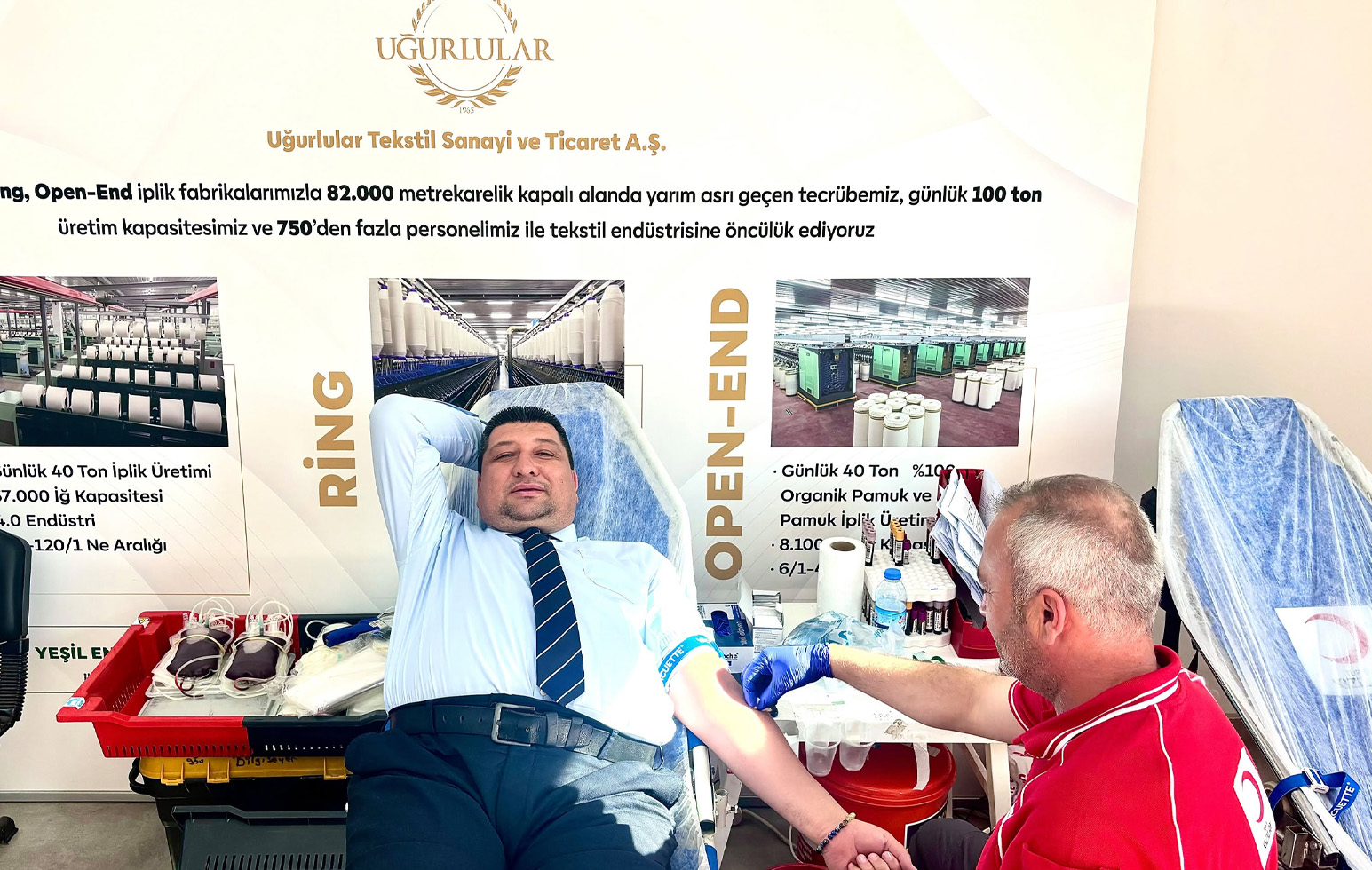 Kızılay Tarafından Yürütülen Kan Bağışı Kampanyasına Her Yıl Olduğu Gibi Bu Yılda Gönüllü Personelimizle Destek Verdik