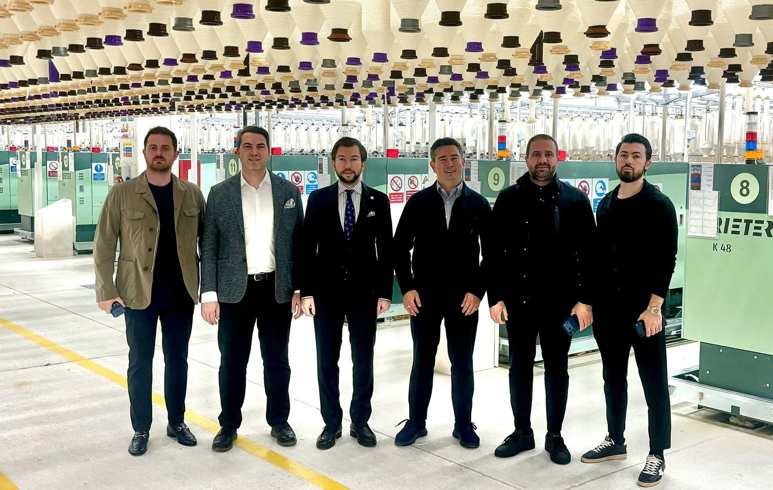 Polaris Sigorta ve Reasürans Brokerlik Hizmetleri A.Ş. Yönetim Kurulu Başkanı Sayın Barış Atasoy, Tuğ Yapı İnşaat San. ve Tic. Ltd. Şti. Yönetim Kurulu Başkanı Sayın Orhan Tuğberk Kucur, ATL Atılgan İnşaat Ltd. Şti. Yönetim Kurulu Üyesi Sayın Atılgan Erdem, Şimşek A.Ş. Yönetim Kurulu Üyesi Sayın Mehmet Deniz Şimşek, Küçükbay Yağ ve Deterjan Sanayi A.Ş. Genel Müdürü Sayın Akif Küçükbay Kompakt İplik Tesisimizi Ziyaret Etti