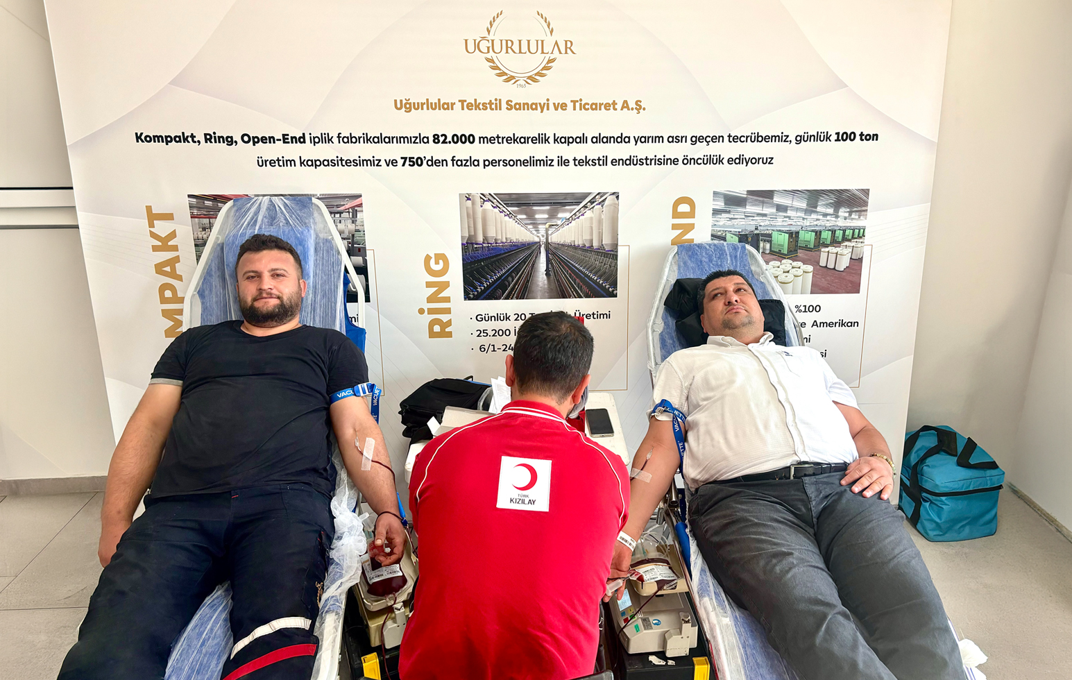 Kızılay Tarafından Yürütülen Kan Bağışı Kampanyasına; Bu Yıl İkinci Kez Gönüllü Personelimizle Destek Verdik