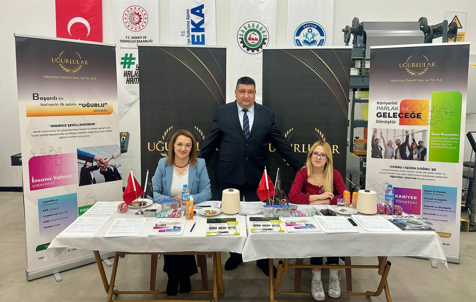 Denizli Organize Sanayi Bölgesi Müdürlüğü İle Denizli Çalışma ve İş Kurumu İl Müdürlüğü İş Birliğinde Düzenlenen Toplu İş Görüşmesi Etkinliği'ne Uğurlular Tekstil Olarak Katıldık